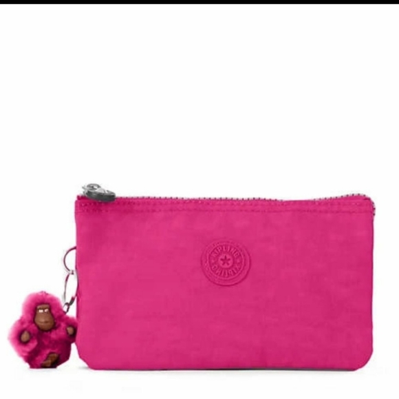 Kipling Handbags - Kipling Creativity Large Pouch Very Berry nwot